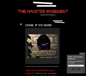 The Haunted Basement website